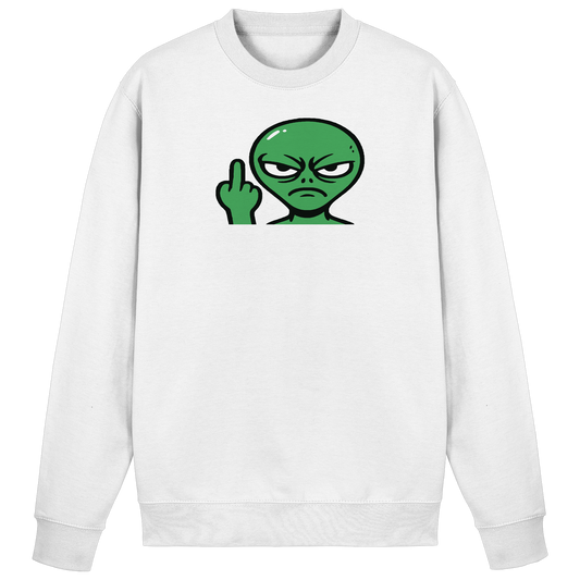 Alien mit Mittelfinger – Erdleben ist kein Ponyhof - Basic Sweatshirt
