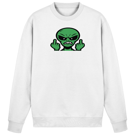 Alien mit Mittelfinger – Kontakt abgebrochen - Basic Sweatshirt