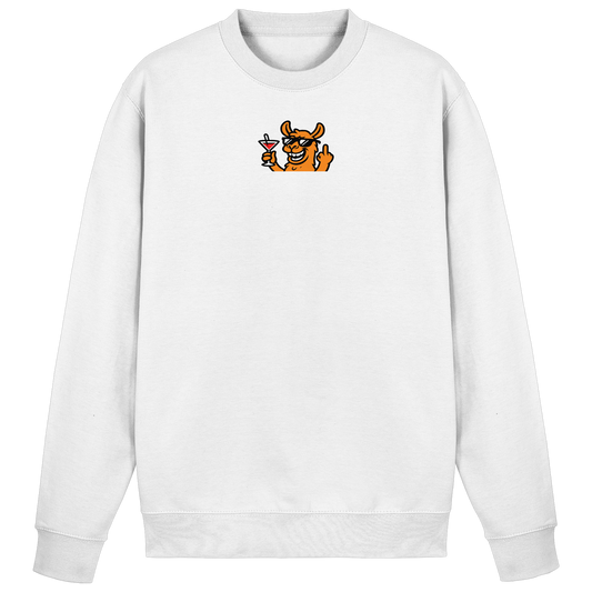 Lama mit Mittelfinger – Partymodus mit Attitüde - Basic Sweatshirt