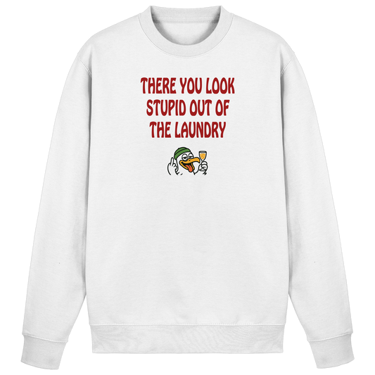 There you look stupid out of the laundry - Basic Sweatshirt