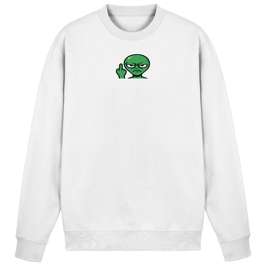 Alien mit Mittelfinger – Erdleben ist kein Ponyhof - Basic Sweatshirt