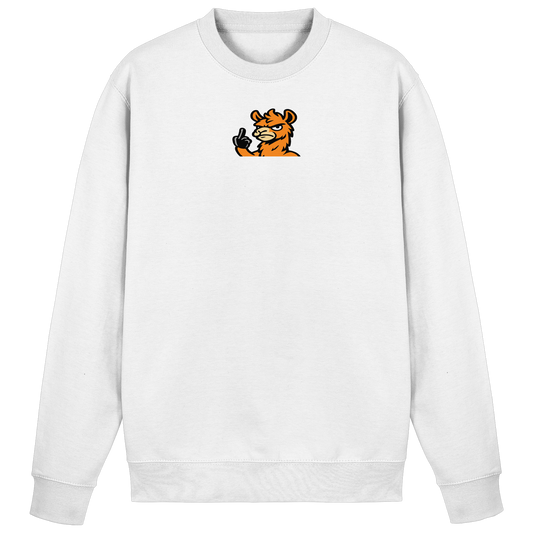 Lama mit Mittelfinger – Meditation auf Abwehrmodus - Basic Sweatshirt