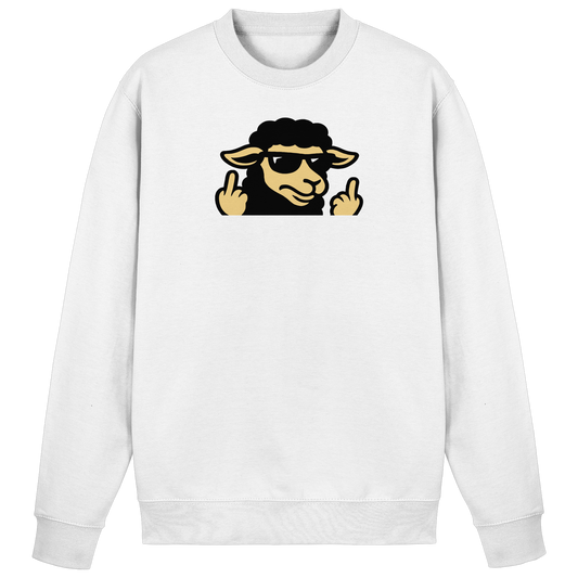 Schwarzes Schaf mit Mittelfinger – Schluss mit Nettigkeit - Basic Sweatshirt