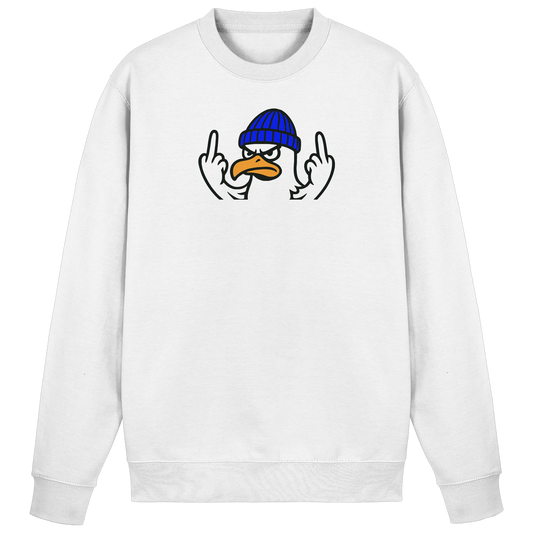 Möwe mit Mittelfinger – Vogel zeigen, Stil behalten  - Basic Sweatshirt