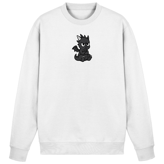 Babydrache mit Stirnrunzeln – Klein, flauschig, nicht begeistert - Basic Sweatshirt