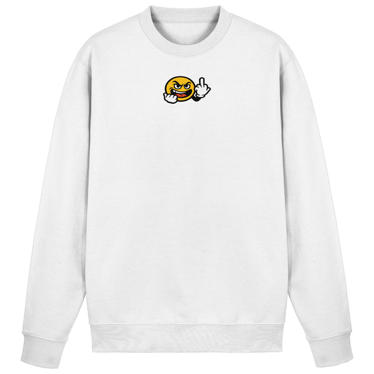 Smiley mit Mittelfinger – Gute Laune. Schlechte Laune. Klar geregelt - Basic Sweatshirt
