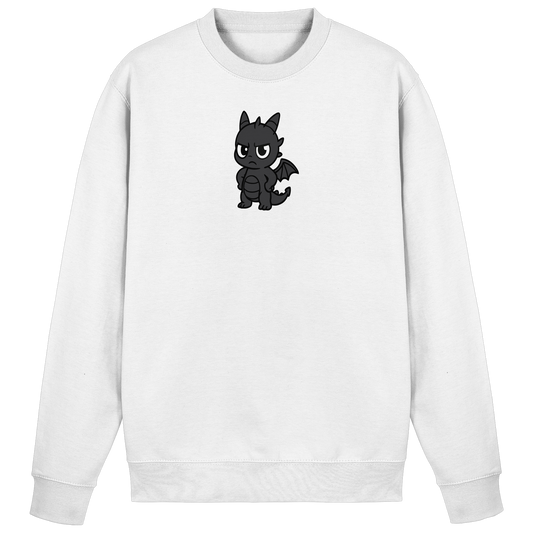 Babydrache mit schiefem Blick – Mini, aber meinungsstark - Basic Sweatshirt