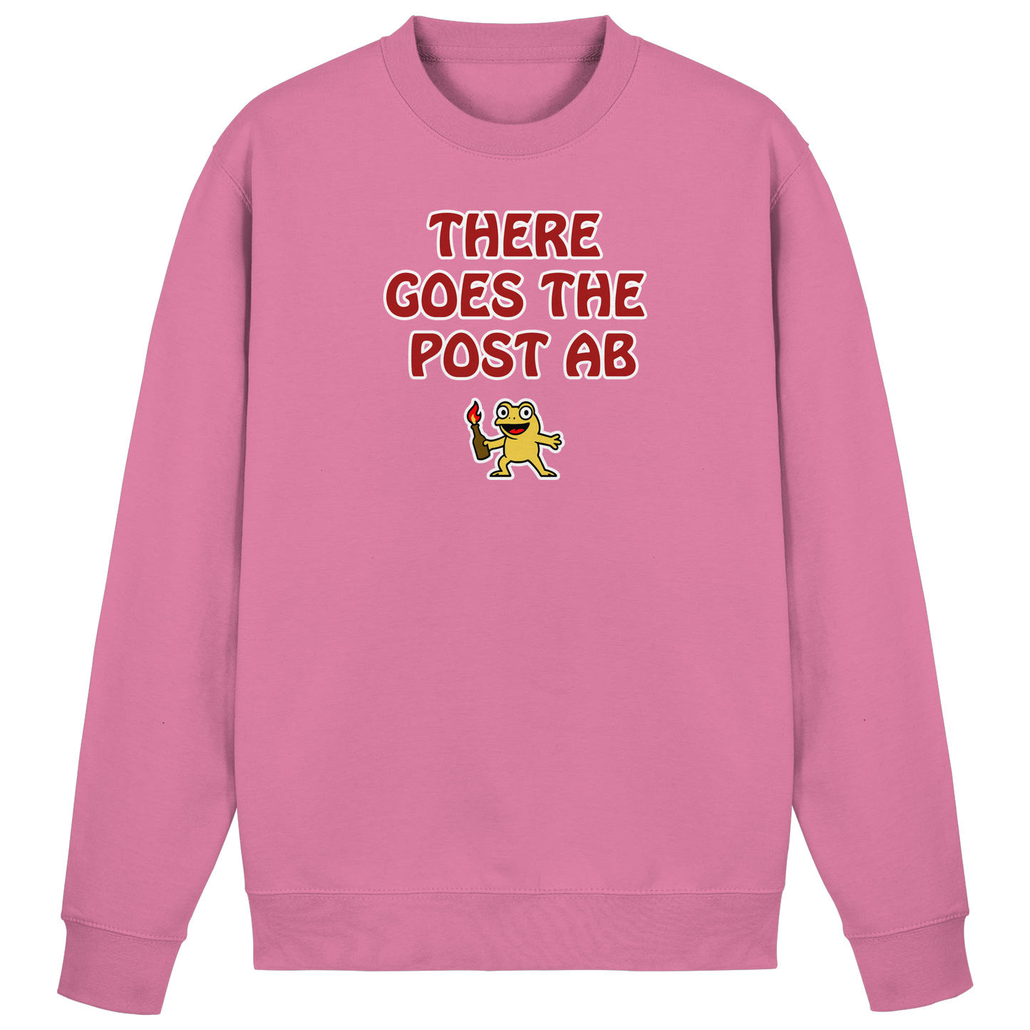 There goes the post ab - Basic Sweatshirt
