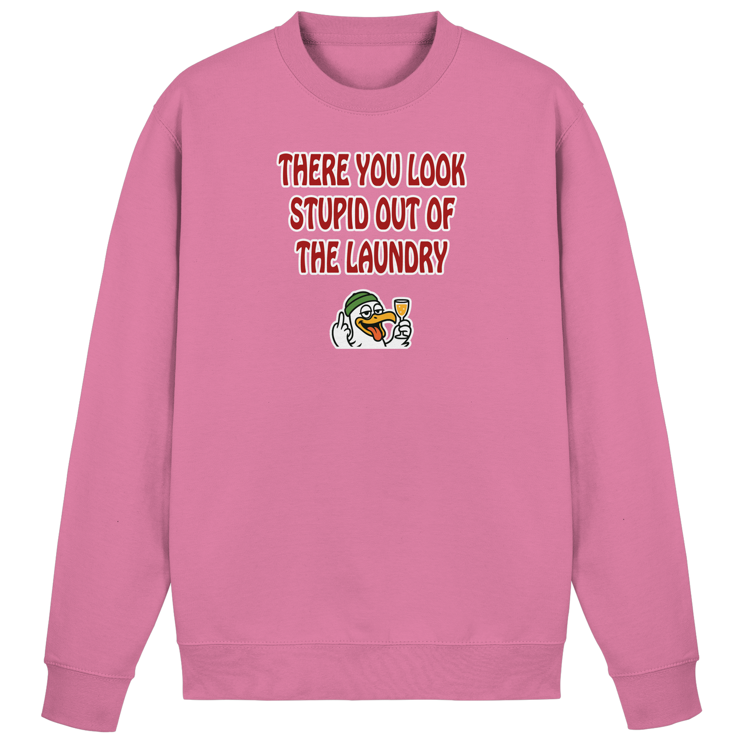 There you look stupid out of the laundry - Basic Sweatshirt