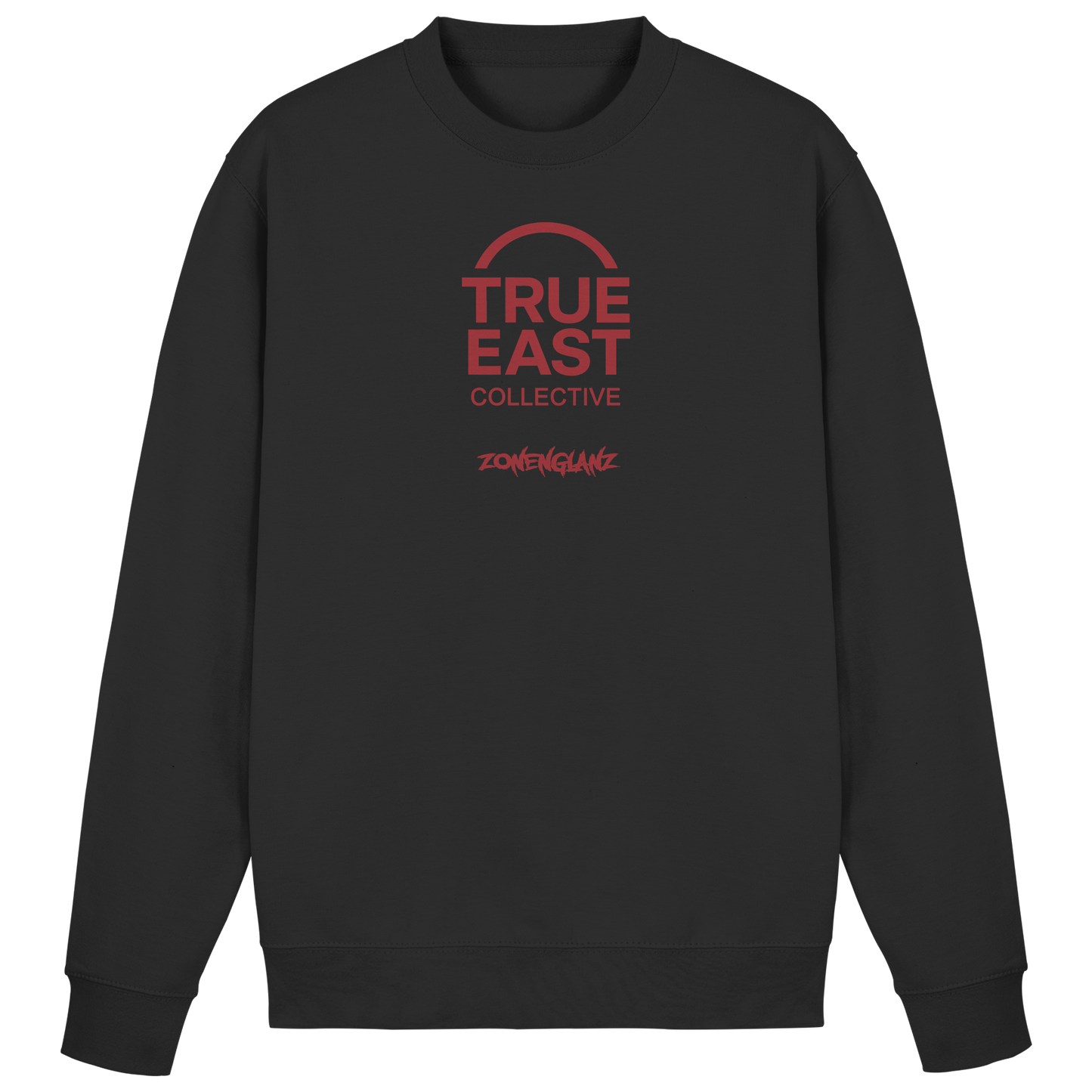 Zonenglanz & True East Logo – Wenn Beton zu funkeln beginnt - Basic Sweatshirt