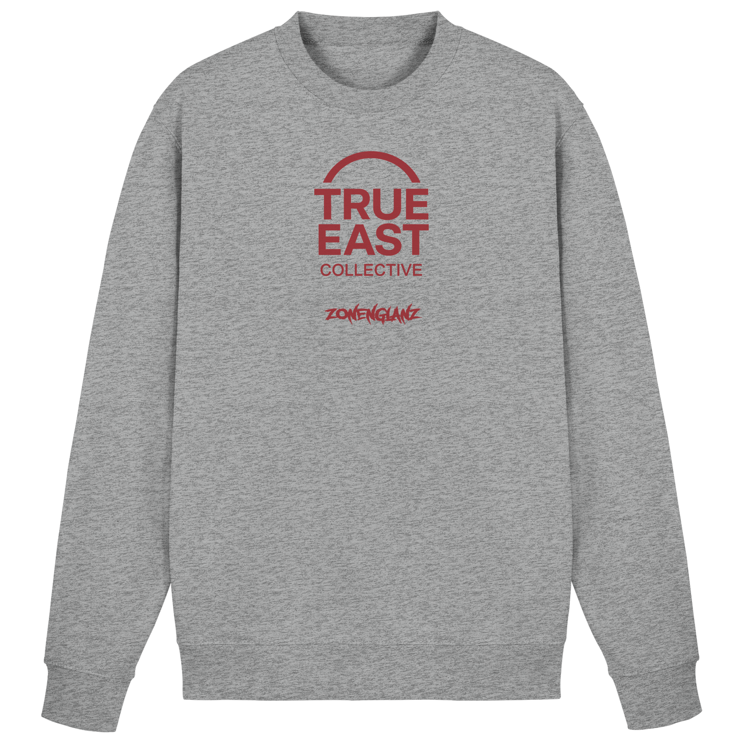 Zonenglanz & True East Logo – Wenn Beton zu funkeln beginnt - Basic Sweatshirt