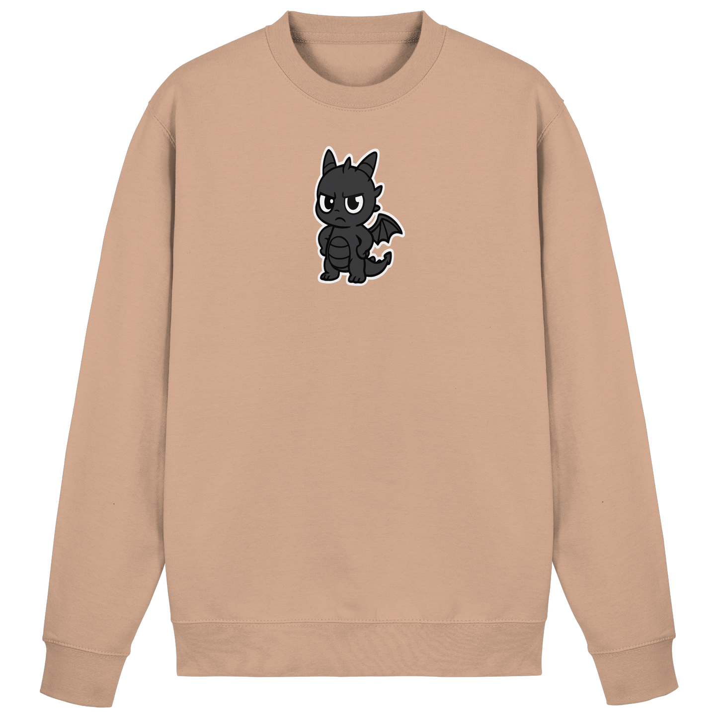 Babydrache mit schiefem Blick – Mini, aber meinungsstark - Basic Sweatshirt