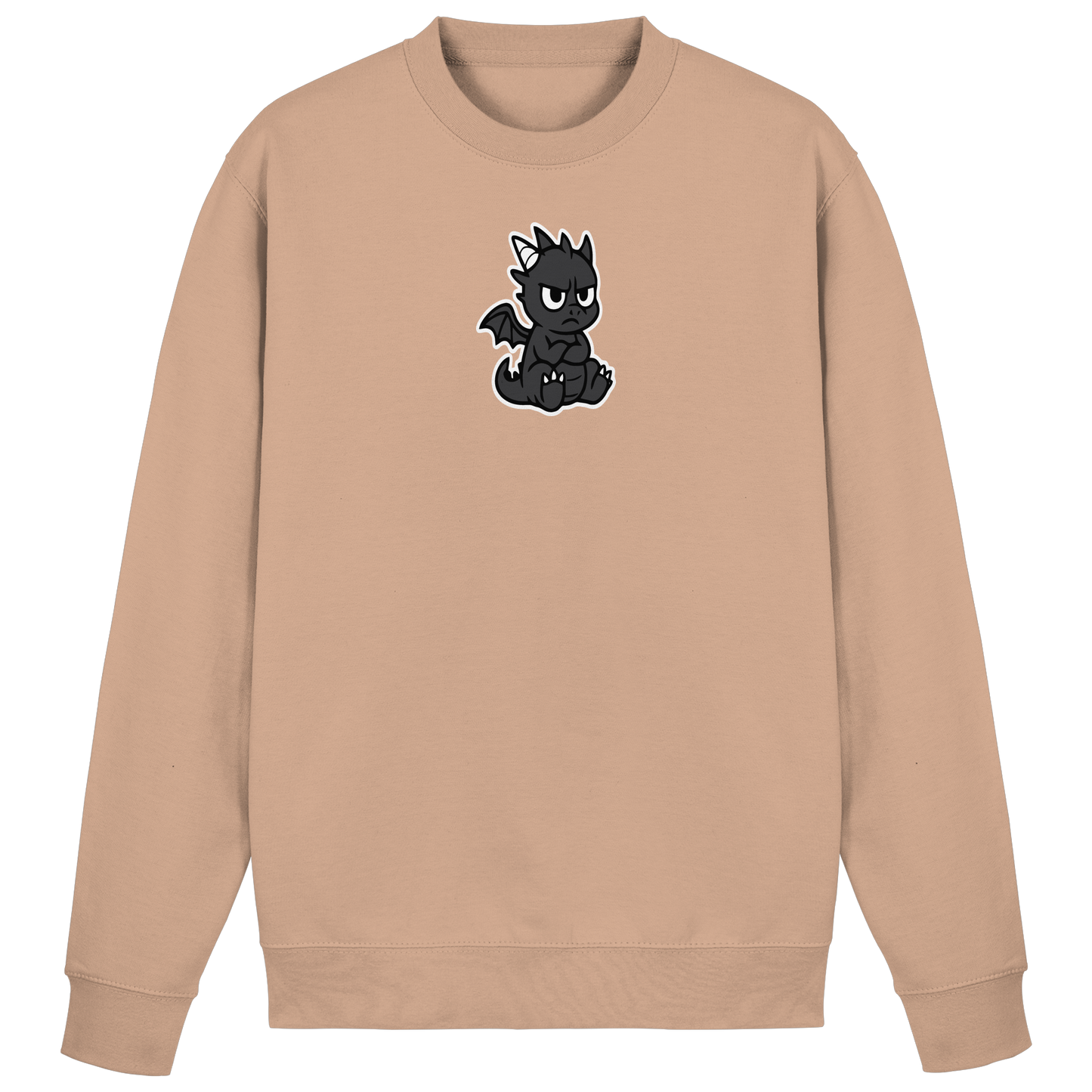 Babydrache mit Stirnrunzeln – Klein, flauschig, nicht begeistert - Basic Sweatshirt