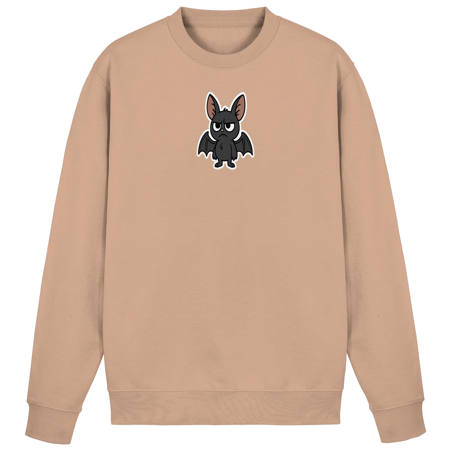 Fledermaus mit Augenrollen – Sozial, aber selektiv - Basic Sweatshirt