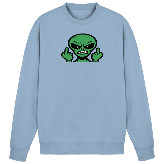 Alien mit Mittelfinger – Kontakt abgebrochen - Basic Sweatshirt
