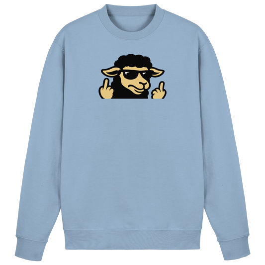 Schwarzes Schaf mit Mittelfinger – Schluss mit Nettigkeit - Basic Sweatshirt