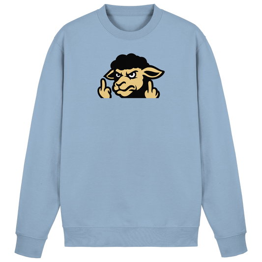 Schwarzes Schaf mit Mittelfinger – Für alle, die nicht dazugehören wollen - Basic Sweatshirt