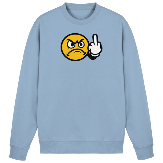 Smiley mit Mittelfinger – Dein stilles „Nope“ mit Gesicht - Basic Sweatshirt