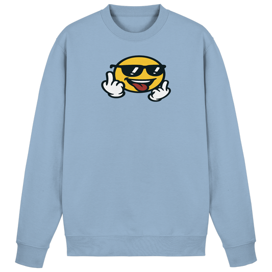 Smiley mit Mittelfinger – Der freundlichste Mittelfinger der Welt - Basic Sweatshirt