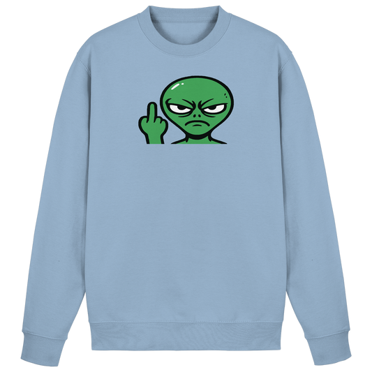 Alien mit Mittelfinger – Erdleben ist kein Ponyhof - Basic Sweatshirt