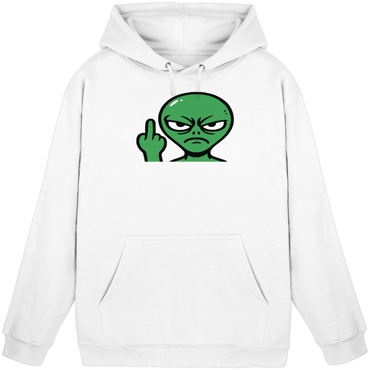 Alien mit Mittelfinger – Erdleben ist kein Ponyhof - Basic Unisex Hoodie