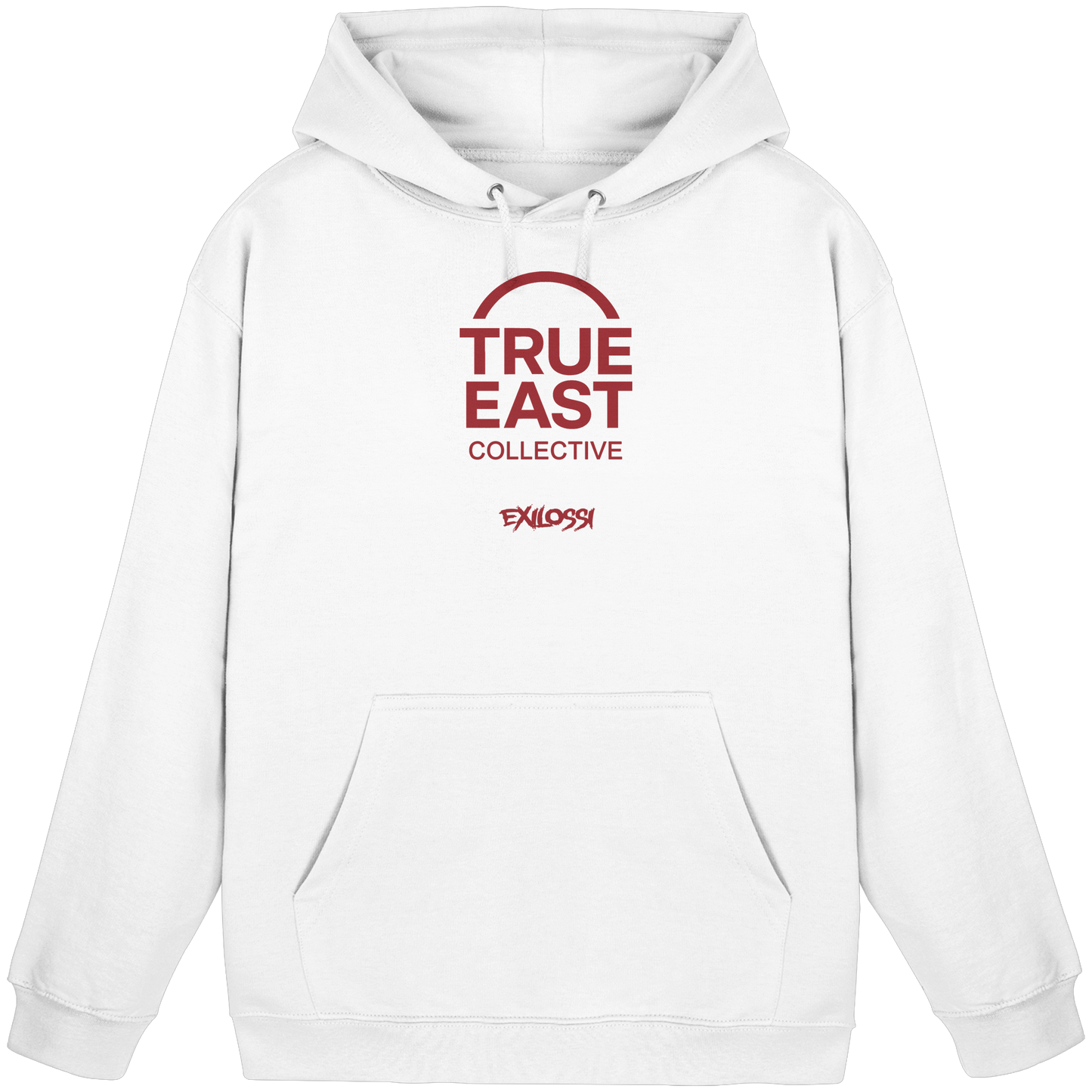 Exil Ossi & True East Logo – Heimat bleibt, egal wo du bist - Basic Unisex Hoodie