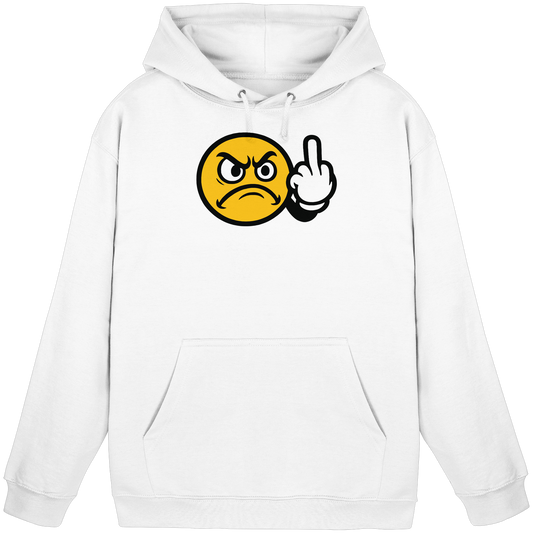 Smiley mit Mittelfinger – Dein stilles „Nope“ mit Gesicht - Basic Unisex Hoodie