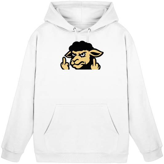 Schwarzes Schaf mit Mittelfinger – Für alle, die nicht dazugehören wollen - Basic Unisex Hoodie
