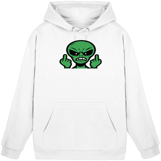 Alien mit Mittelfinger – Kontakt abgebrochen - Basic Unisex Hoodie