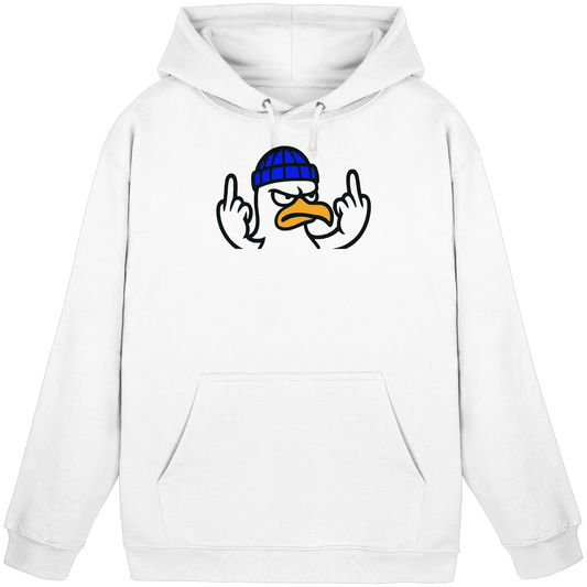 Möwe mit Mittelfinger – Kein Bock, keine Diskussionen - Basic Unisex Hoodie