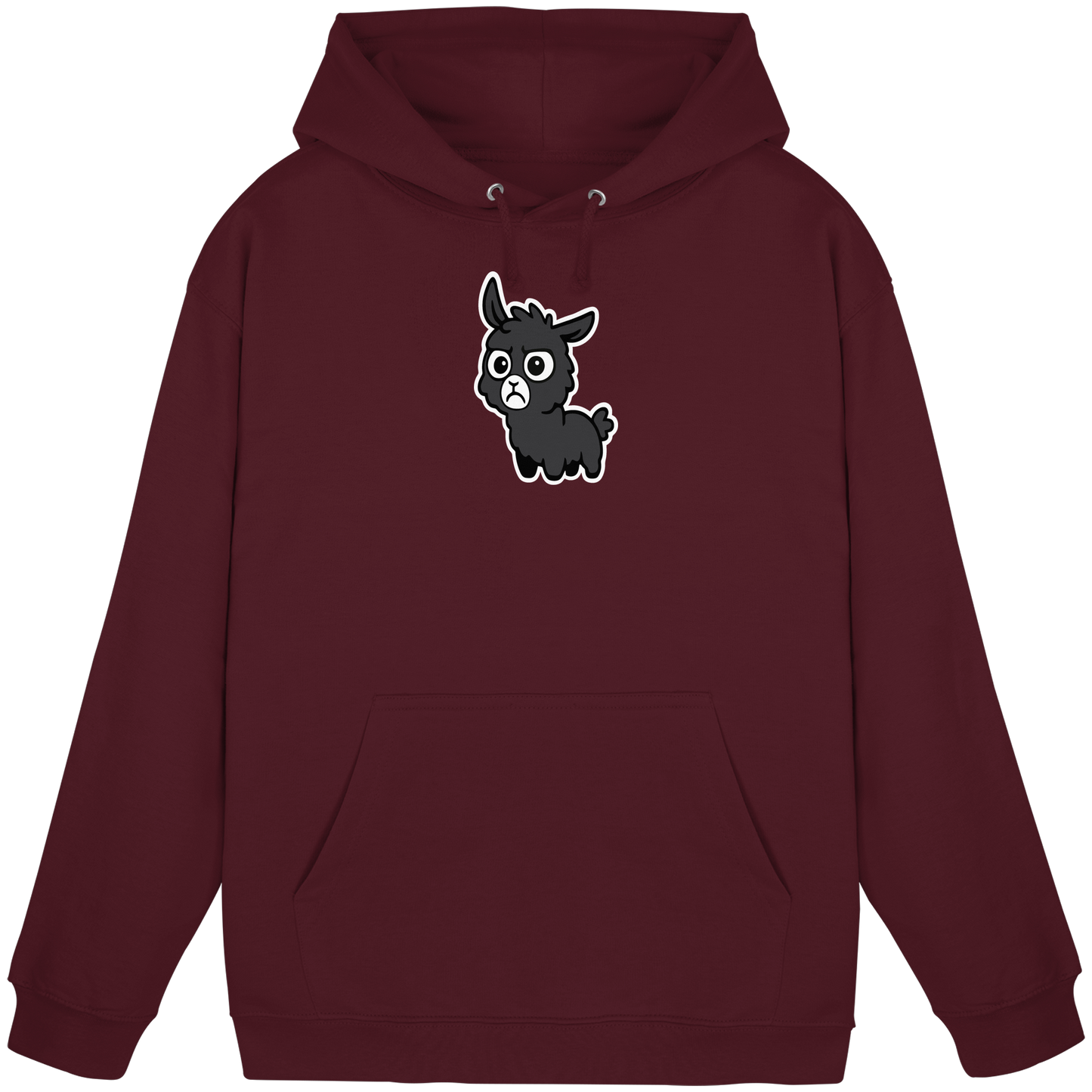 Alpaka im Büro-Modus — Skepsis trifft Business-Casual - Basic Unisex Hoodie