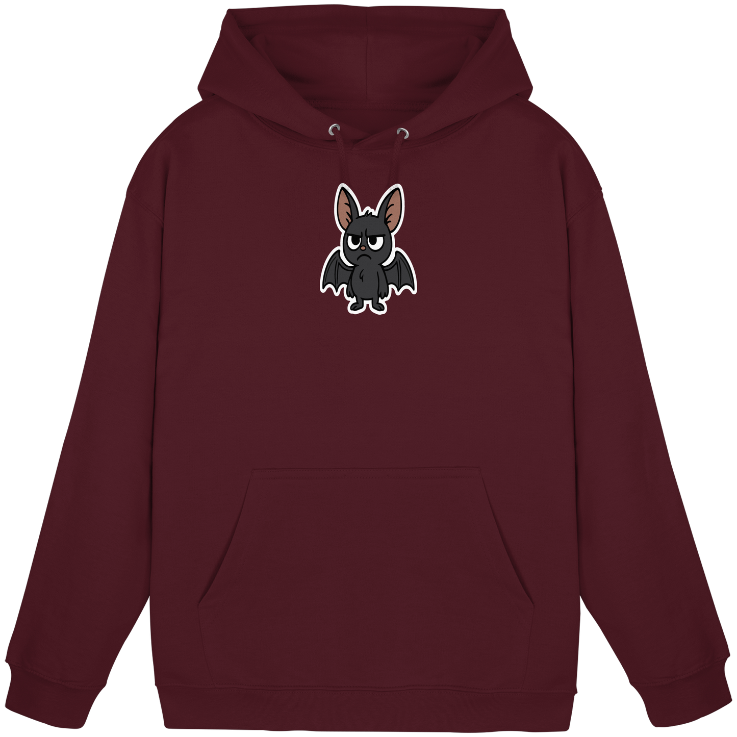 Fledermaus mit Augenrollen – Sozial, aber selektiv - Basic Unisex Hoodie