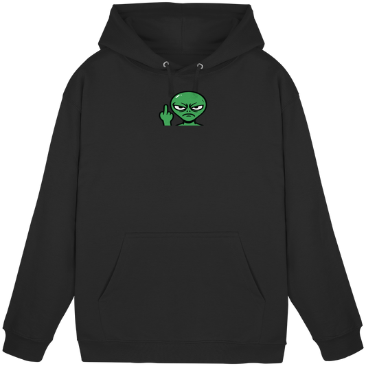 Alien mit Mittelfinger – Erdleben ist kein Ponyhof - Basic Unisex Hoodie