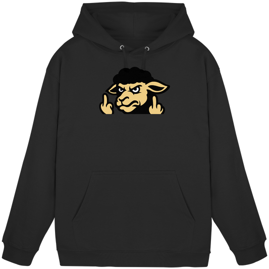 Schwarzes Schaf mit Mittelfinger – Für alle, die nicht dazugehören wollen - Basic Unisex Hoodie