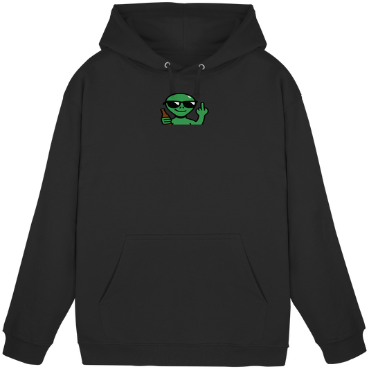 Alien mit Mittelfinger – Der Club gehört den Sternen - Basic Unisex Hoodie