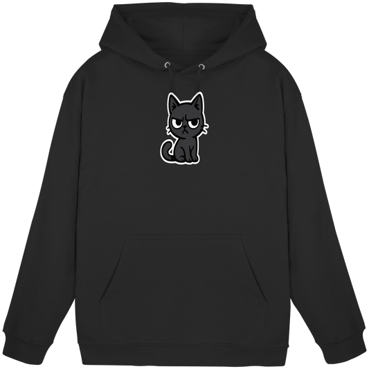 Schwarze Katze im Schatten – Personal wird beobachtet - Basic Unisex Hoodie