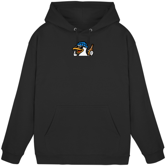 Möwe mit Mittelfinger – Dein nachtaktives Party-Orakel - Basic Unisex Hoodie