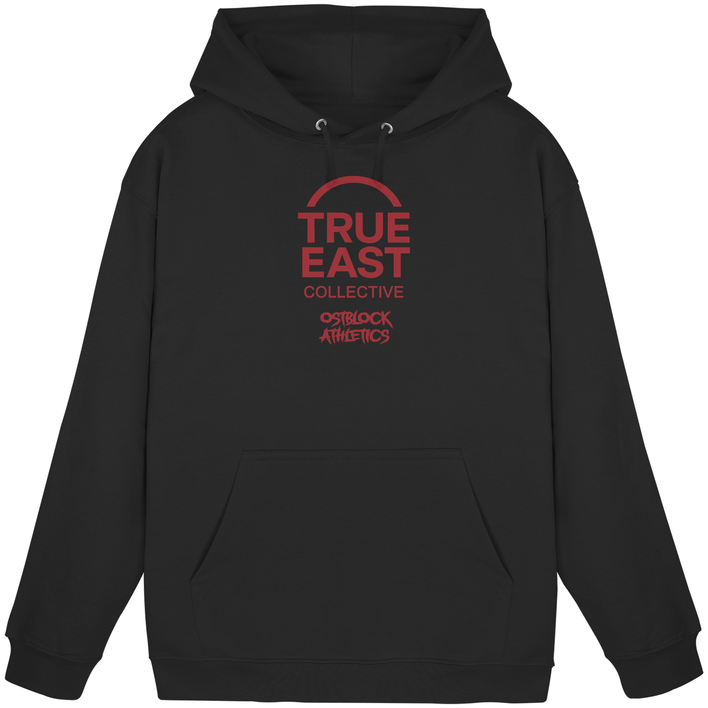 Ostblock Athletics & True East Logo   – Power aus Beton und Geschichte - Basic Unisex Hoodie