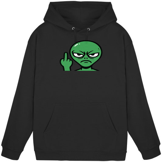 Alien mit Mittelfinger – Erdleben ist kein Ponyhof - Basic Unisex Hoodie