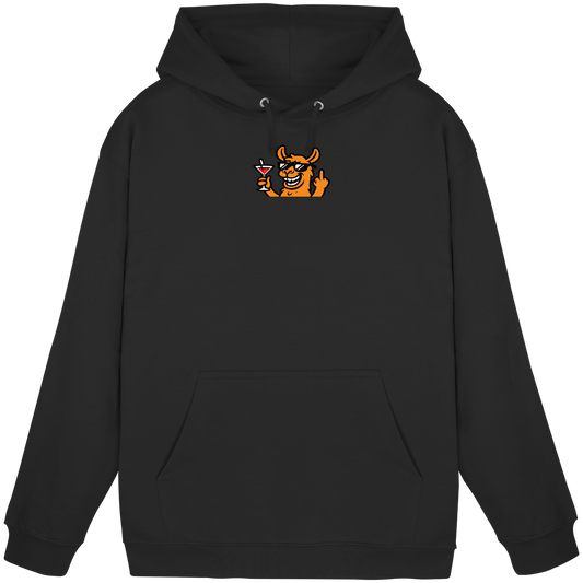 Lama mit Mittelfinger – Partymodus mit Attitüde - Basic Unisex Hoodie