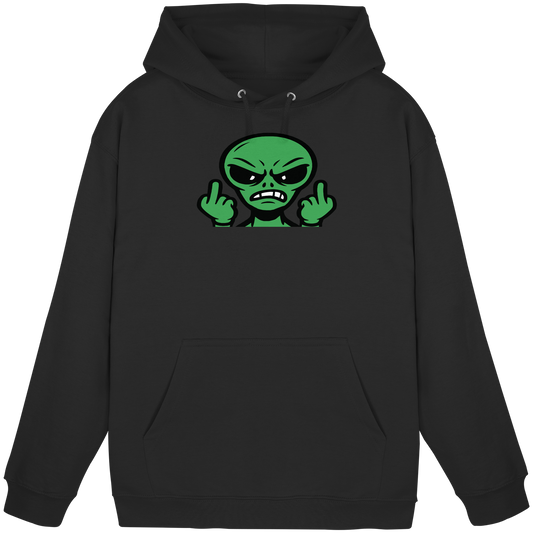 Alien mit Mittelfinger – Kontakt abgebrochen - Basic Unisex Hoodie