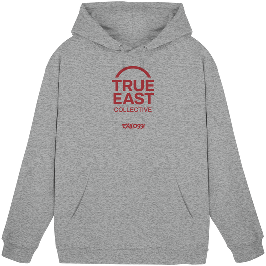 Exil Ossi & True East Logo – Heimat bleibt, egal wo du bist - Basic Unisex Hoodie