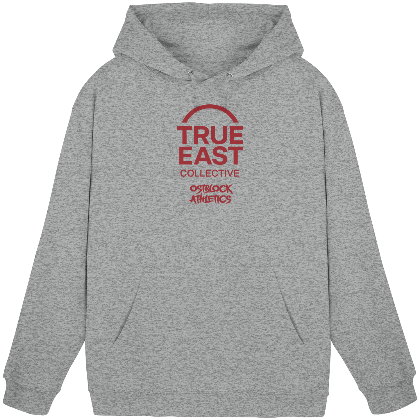Ostblock Athletics & True East Logo   – Power aus Beton und Geschichte - Basic Unisex Hoodie
