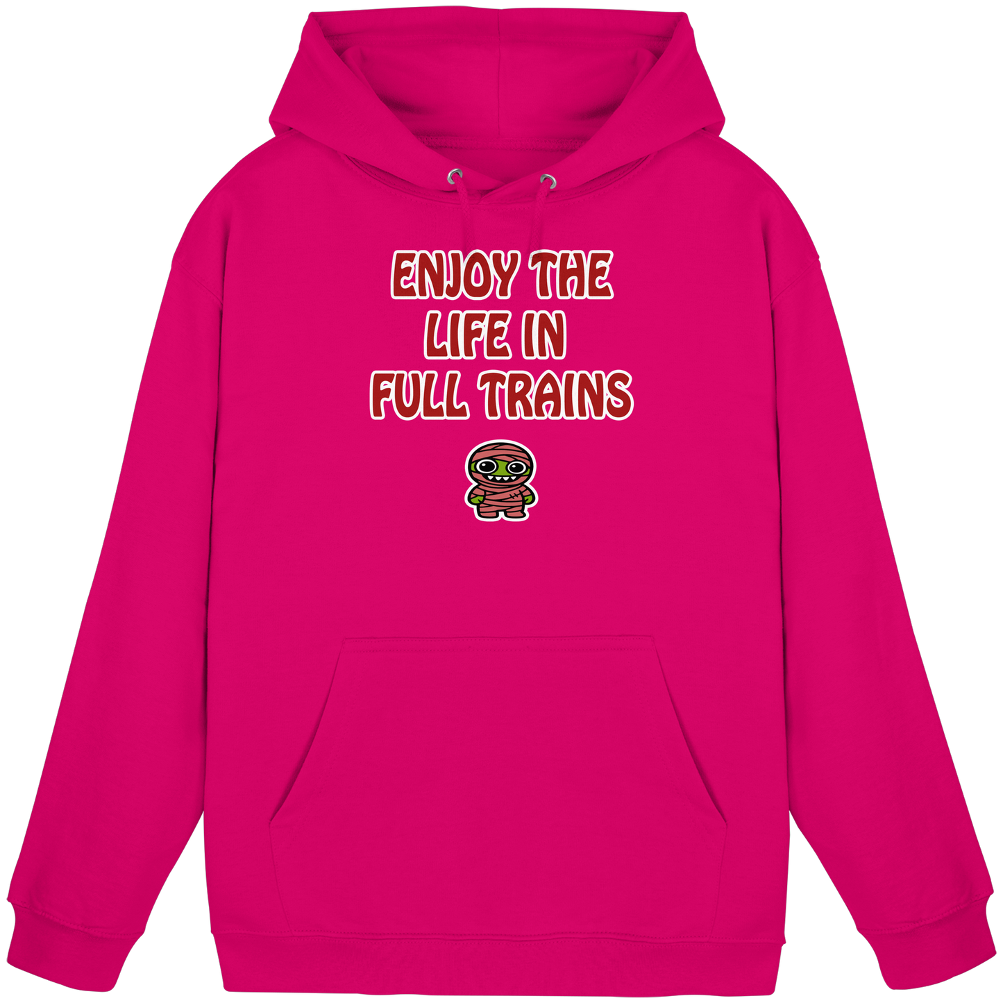 Enjoy the life in full trains - Basic Unisex Hoodie