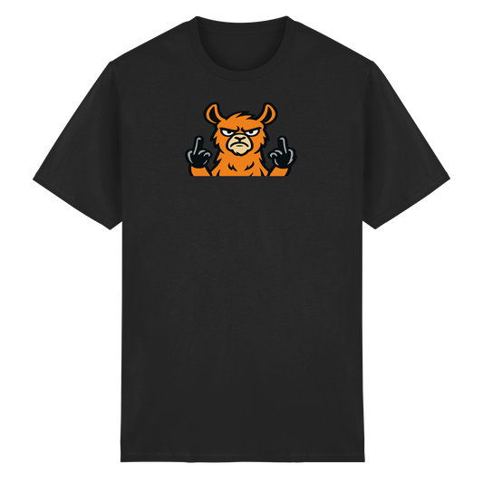 Lama mit Mittelfinger – Das Modeaccessoire für klare Kante und Ruhe - Heavy Cotton T-Shirt