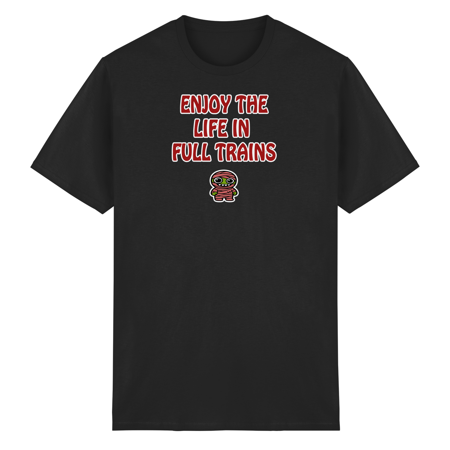 Enjoy the life in full trains - Heavy Cotton T-Shirt