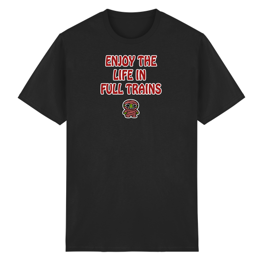 Enjoy the life in full trains - Heavy Cotton T-Shirt