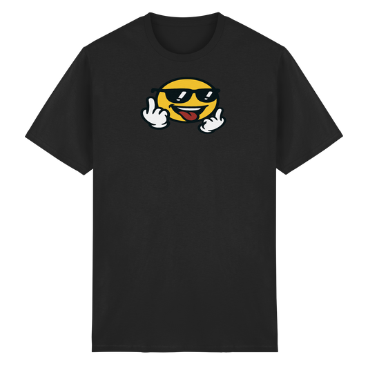 Smiley mit Mittelfinger – Der freundlichste Mittelfinger der Welt - Heavy Cotton T-Shirt