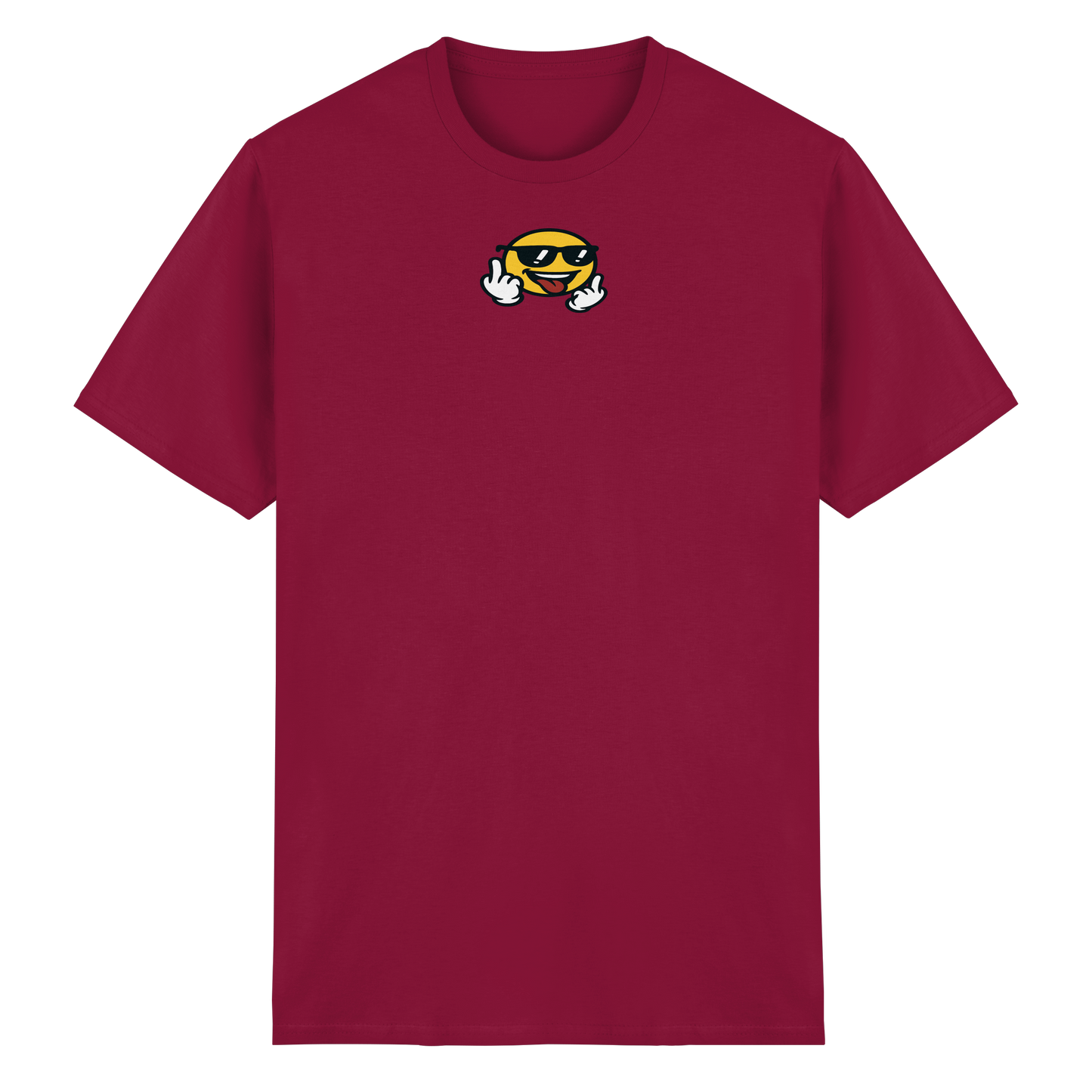 Smiley mit Mittelfinger – Der freundlichste Mittelfinger der Welt - Heavy Cotton T-Shirt