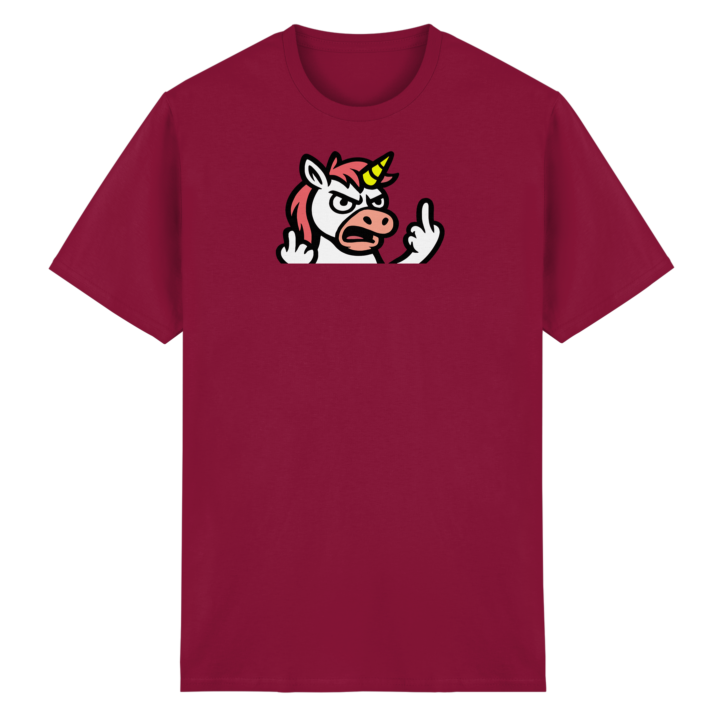 Einhorn mit Mittelfinger – Wenn die Zuckerwatte abgelaufen ist - Heavy Cotton T-Shirt